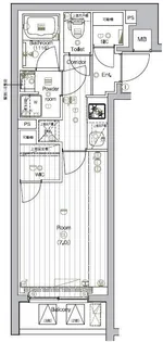 THE PREMIUM CUBE G 大崎【2階】の間取り