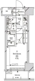 ラフィスタ川崎Ⅱ【9階】の間取り