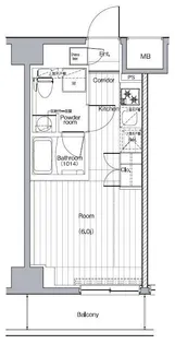 東京都品川区二葉3丁目【マンション】の間取り