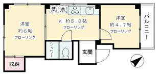 WIND BELL【3階】の間取り