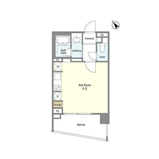 テラス八丁堀【3階】の間取り