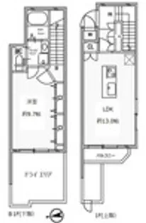 白金高輪レジデンス【1階】の間取り