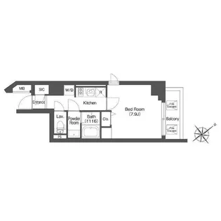 AIFLAT中目黒【3階】の間取り