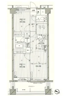コスモリード西馬込【3階】の間取り