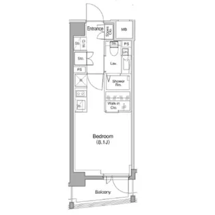 ザ・パークハビオ南大井【5階】の間取り