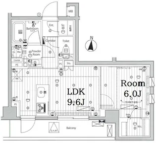 メイクス池上ルーチェ【4階】の間取り