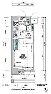 レジディア蒲田Ⅴ【9階】の間取り