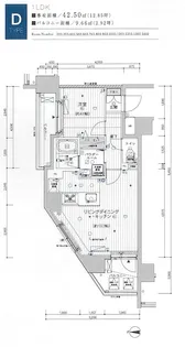 メインステージ浅草入谷Ⅱ【13階】の間取り