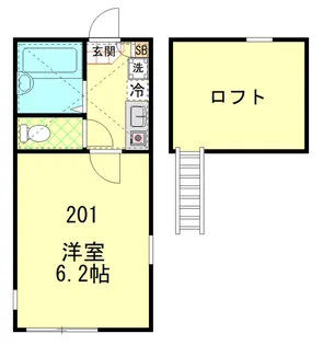 神奈川県川崎市川崎区昭和2丁目【アパート】の間取り