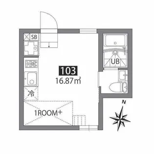 品川テラス【1階】の間取り