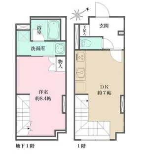 FIKA大井町【2階】の間取り