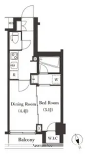 ARKMARK大森西【4階】の間取り