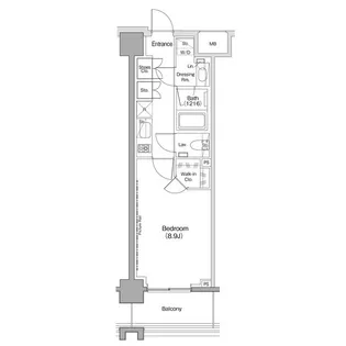 ヴェール・クレール大崎【7階】の間取り