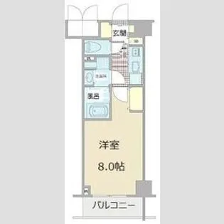 コンシェリア東京BAYSIDE COURT【2階】の間取り