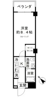 NーFLATS 大森山王【3階】の間取り