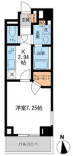 レジデンス白金コローレ【3階】の間取り