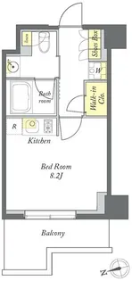 プライムメゾン清澄白河【3階】の間取り