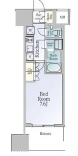 ルフォンブランシェ品川南大井【12階】の間取り