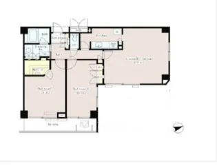 パークプレイス三田【6階】の間取り