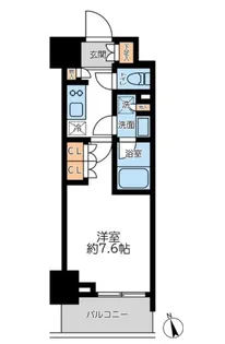 プライマル浅草言問通【9階】の間取り