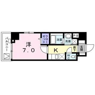 LINO ASAKUSA【6階】の間取り