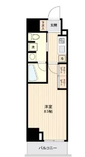 アジールコート雪が谷大塚【9階】の間取り