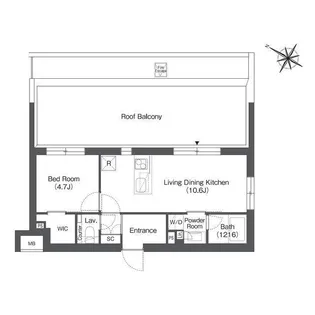ORSUS戸越銀座【5階】の間取り