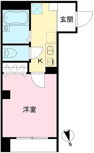 ソルビオス大森【105号室号室】の間取り