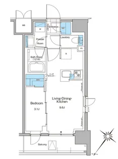 1LDKの間取り画像