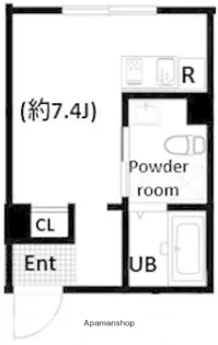 LUNA CRESCENTE KAWASAKI【1階】の間取り