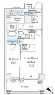 オーパスレジデンス南青山【4階】の間取り