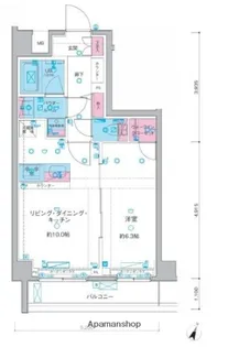 ガリシア西馬込【3階】の間取り