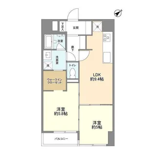 PATH仲六郷【1階】の間取り