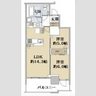 品川イーストシティタワー【10階】の間取り