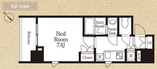 ラクラス浅草蔵前【6階】の間取り