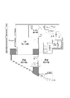 カスタリアタワー品川シーサイド【6階】の間取り