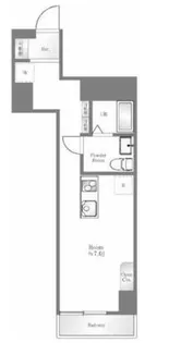 ペガサスステーションプラザ蒲田【2階】の間取り