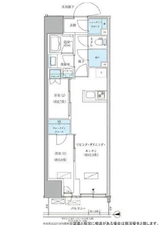 パークアクシス品川天王洲アイル【8階】の間取り