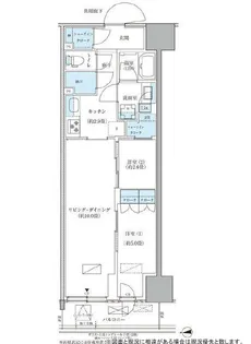 パークアクシス品川天王洲アイル【8階】の間取り