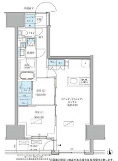 パークアクシス品川天王洲アイル【3階】の間取り