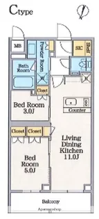 クレストコート池上六丁目【1階】の間取り