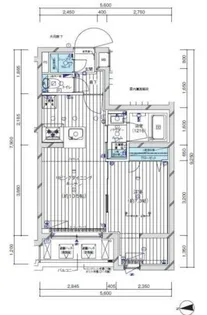 メインステージ大森【3階】の間取り