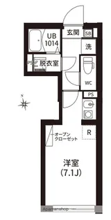 レピュア南大井レジデンス【2階】の間取り
