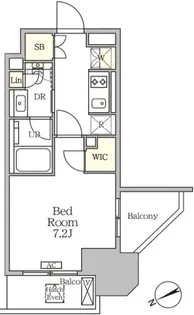 ザ・パークハビオ大森山王【6階】の間取り