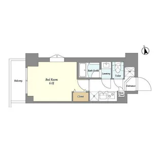 AUGUSTA RESIDENCE大森【6階】の間取り