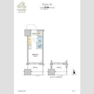 TOMORE品川中延【11階】の間取り