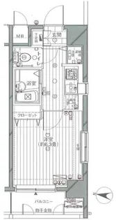 ルモンド南麻布【5階】の間取り