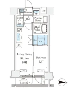 STANDZ亀戸【9階】の間取り