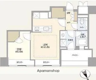 グランスイート麻布台ヒルトップタワー【11階】の間取り