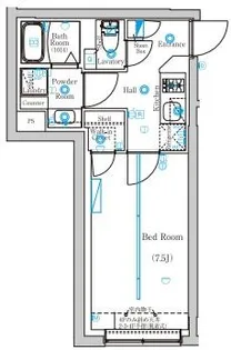 1Kの間取り画像